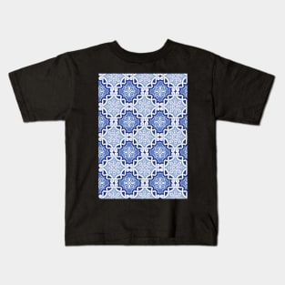 Portuguese Tiles Pattern Kids T-Shirt